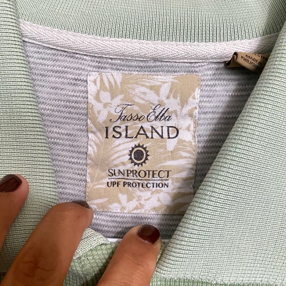 Tasso Elba Island Sun Protect Men’s Polo XXL - Picture 4 of 5